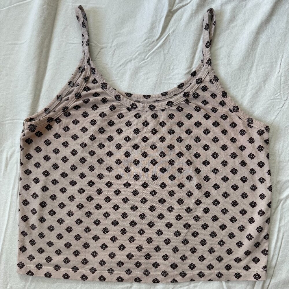 ARQ CROP TANK in Paisley